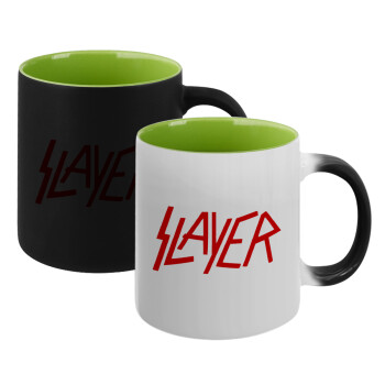 Slayer, Κούπα Μαγική εσωτερικό πράσινο, κεραμική 330ml που αλλάζει χρώμα με το ζεστό ρόφημα (1 τεμάχιο)