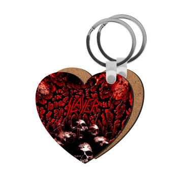 Slayer, Μπρελόκ Ξύλινο καρδιά MDF