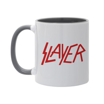 Slayer, Mug colored grey, ceramic, 330ml