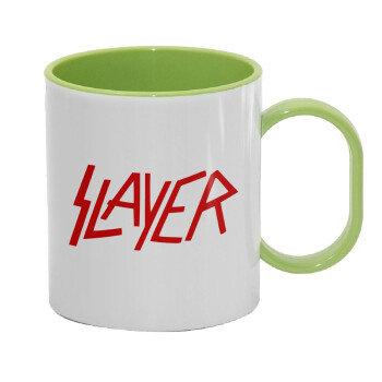 Slayer, Κούπα (πλαστική) (BPA-FREE) Polymer Πράσινη για παιδιά, 330ml