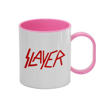 Slayer, Κούπα (πλαστική) (BPA-FREE) Polymer Ροζ για παιδιά, 330ml