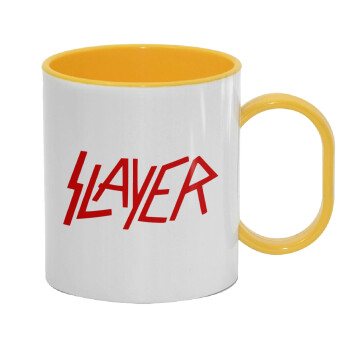 Slayer, Κούπα (πλαστική) (BPA-FREE) Polymer Κίτρινη για παιδιά, 330ml