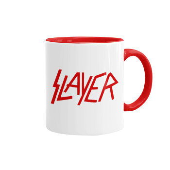 Slayer, Mug colored red, ceramic, 330ml