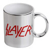 Mug ceramic, silver mirror, 330ml