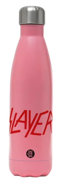 Slayer — Μεταλλικό παγούρι θερμός Ροζ Ματ (Stainless steel), διπλού τοιχώματος, 500ml