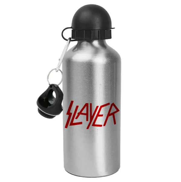 Slayer — Metallic water jug, Silver, aluminum 500ml