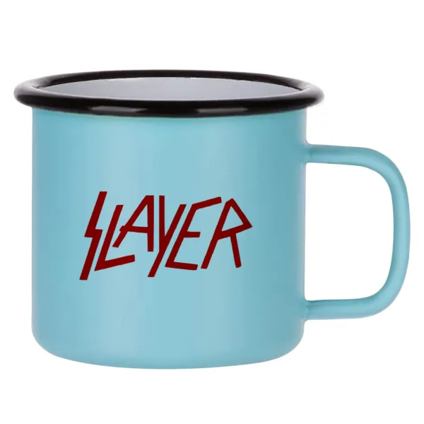 Slayer — Κούπα Μεταλλική εμαγιέ ΜΑΤ σιέλ 360ml