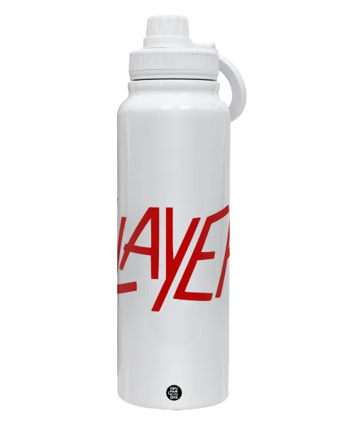 Slayer — 1L Stainless Steel Thermal Bottle with Phone Holder & Double Wall Insulation