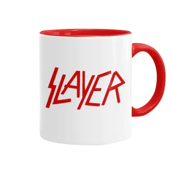 Slayer, Mug colored red, ceramic, 330ml
