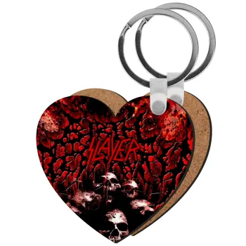 Slayer, Μπρελόκ Ξύλινο καρδιά MDF