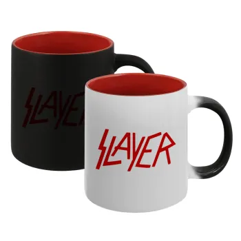 Slayer, Κούπα Μαγική εσωτερικό κόκκινο, κεραμική, 330ml που αλλάζει χρώμα με το ζεστό ρόφημα