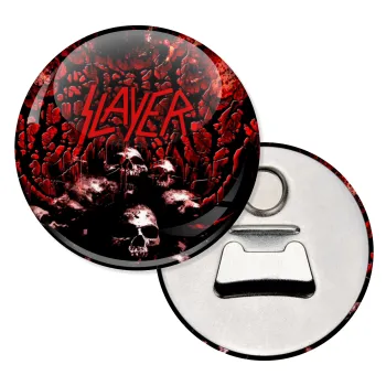 Slayer, Μαγνητάκι και ανοιχτήρι μπύρας στρογγυλό διάστασης 5,9cm