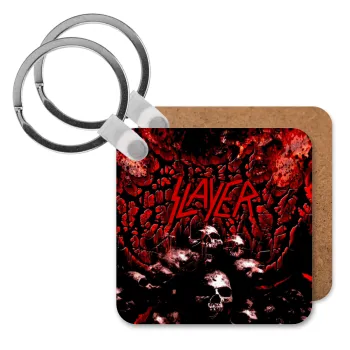 Slayer, Μπρελόκ Ξύλινο τετράγωνο MDF