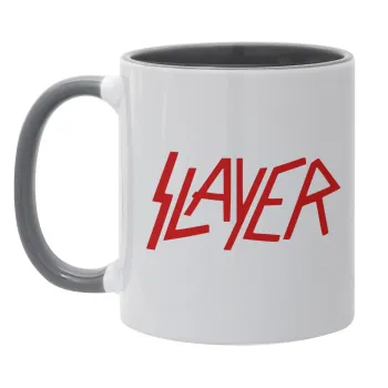 Slayer, Κούπα χρωματιστή γκρι, κεραμική, 330ml