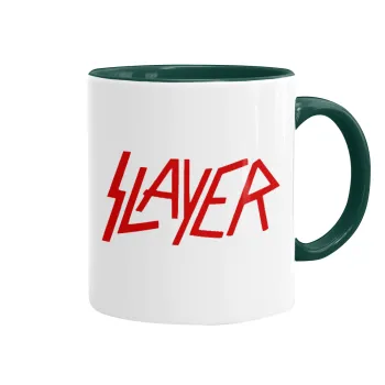 Slayer, Mug colored green, ceramic, 330ml