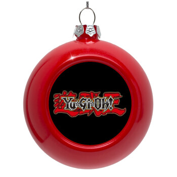 Yu-Gi-Oh, Red Christmas tree ornament bauble 8cm