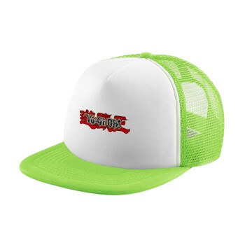 Yu-Gi-Oh, Καπέλο Soft Trucker με Δίχτυ Πράσινο/Λευκό