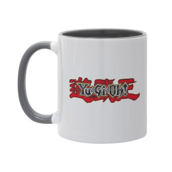 Yu-Gi-Oh, Mug colored grey, ceramic, 330ml