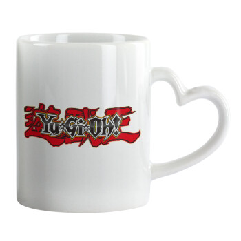 Yu-Gi-Oh, Mug heart handle, ceramic, 330ml
