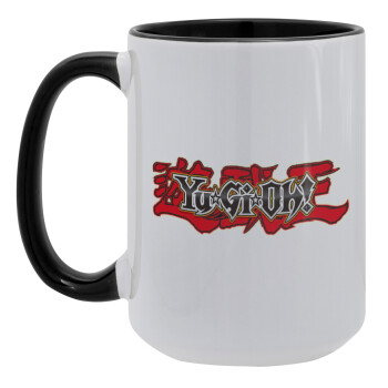 Yu-Gi-Oh, Κούπα Mega 15oz, κεραμική Μαύρη, 450ml