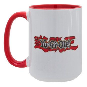 Yu-Gi-Oh, Κούπα Mega 15oz, κεραμική Κόκκινη, 450ml