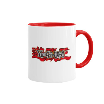 Yu-Gi-Oh, Κούπα χρωματιστή κόκκινη, κεραμική, 330ml