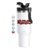 Mega Stainless steel Tumbler with lid, double wall 1,2L