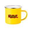 Yellow Enamel Metallic Cup 360ml