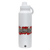 1L Stainless Steel Thermal Bottle with Phone Holder & Double Wall Insulation