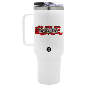 Yu-Gi-Oh, Mega Stainless steel Tumbler with lid, double wall 1,2L