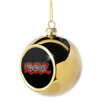 Yu-Gi-Oh, Golden Christmas tree ball ornament 8cm