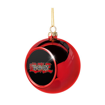 Yu-Gi-Oh, Χριστουγεννιάτικη μπάλα δένδρου Κόκκινη 8cm