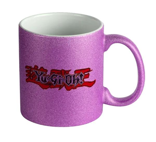 Yu-Gi-Oh — Κούπα Μωβ Glitter που γυαλίζει, κεραμική, 330ml