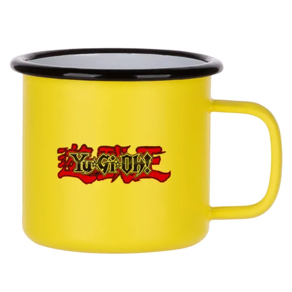 Yu-Gi-Oh — Metallic enamel MATT Yellow cup 360ml