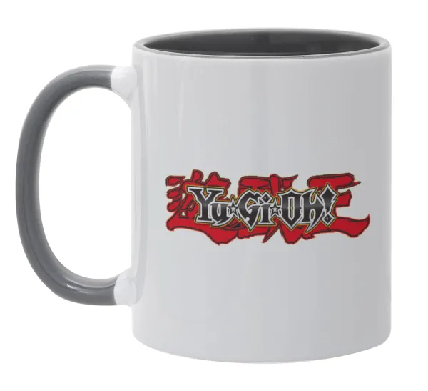 Yu-Gi-Oh — Κούπα χρωματιστή γκρι, κεραμική, 330ml