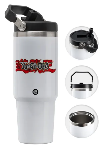 Yu-Gi-Oh — 30oz stainless Steel Tumbler with Handle
