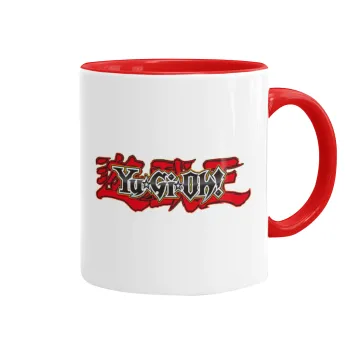 Yu-Gi-Oh, Mug colored red, ceramic, 330ml