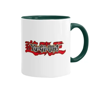 Yu-Gi-Oh, Mug colored green, ceramic, 330ml