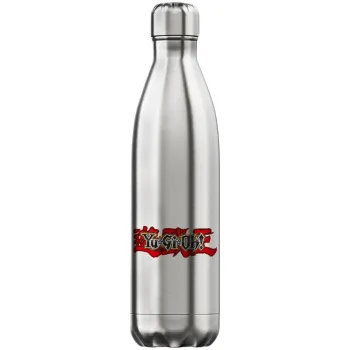 Yu-Gi-Oh, Μεταλλικό παγούρι θερμός Inox (Stainless steel), διπλού τοιχώματος, 750ml