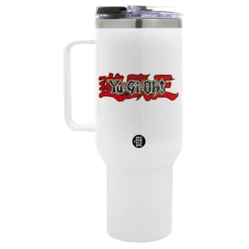 Yu-Gi-Oh, Mega Tumbler με καπάκι, διπλού τοιχώματος (θερμό) 1,2L