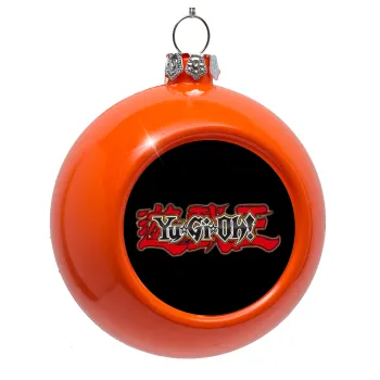 Yu-Gi-Oh, Orange Christmas tree ornament bauble 8cm
