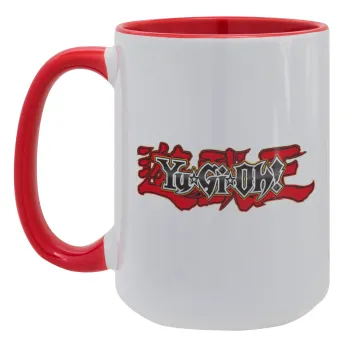 Yu-Gi-Oh, Κούπα Mega 15oz, κεραμική Κόκκινη, 450ml