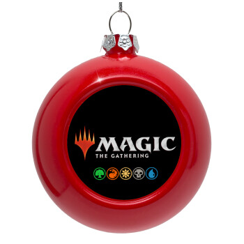 Magic the Gathering, Red Christmas tree ornament bauble 8cm