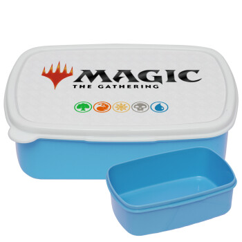 Magic the Gathering, ΜΠΛΕ παιδικό δοχείο φαγητού (lunchbox) πλαστικό (BPA-FREE) Lunch Βox M18 x Π13 x Υ6cm