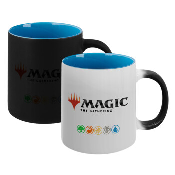 Magic the Gathering, Κούπα Μαγική εσωτερικό μπλε, κεραμική 330ml που αλλάζει χρώμα με το ζεστό ρόφημα (1 τεμάχιο)