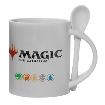 Magic the Gathering, Κούπα, κεραμική με κουταλάκι, 330ml (1 τεμάχιο)
