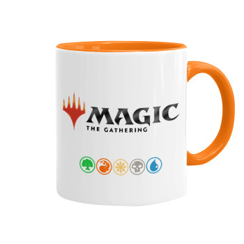 Magic the Gathering, Mug colored orange, ceramic, 330ml