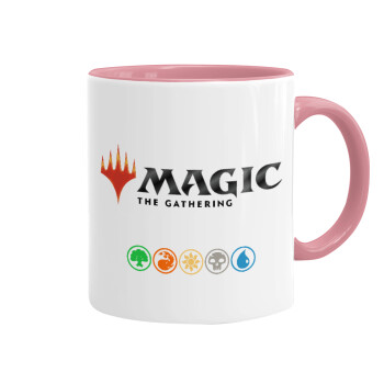 Magic the Gathering, Κούπα χρωματιστή ροζ, κεραμική, 330ml