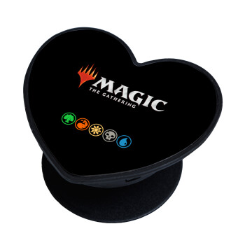 Magic the Gathering, Pop Socket καρδιά Μαύρο Βάση Στήριξης Κινητού στο Χέρι