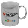 Mug ceramic marble style, 330ml